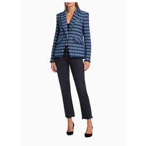 Veronica Beard Joey High Rise Stretch Straight Leg Jeans Size 24 Vanishing‎ Wash